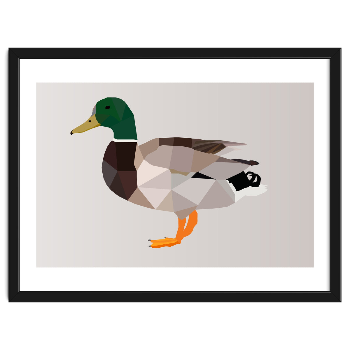 Duck Low Poly Art
