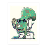 Octopus on the Toilet (Print Only) thumbnail