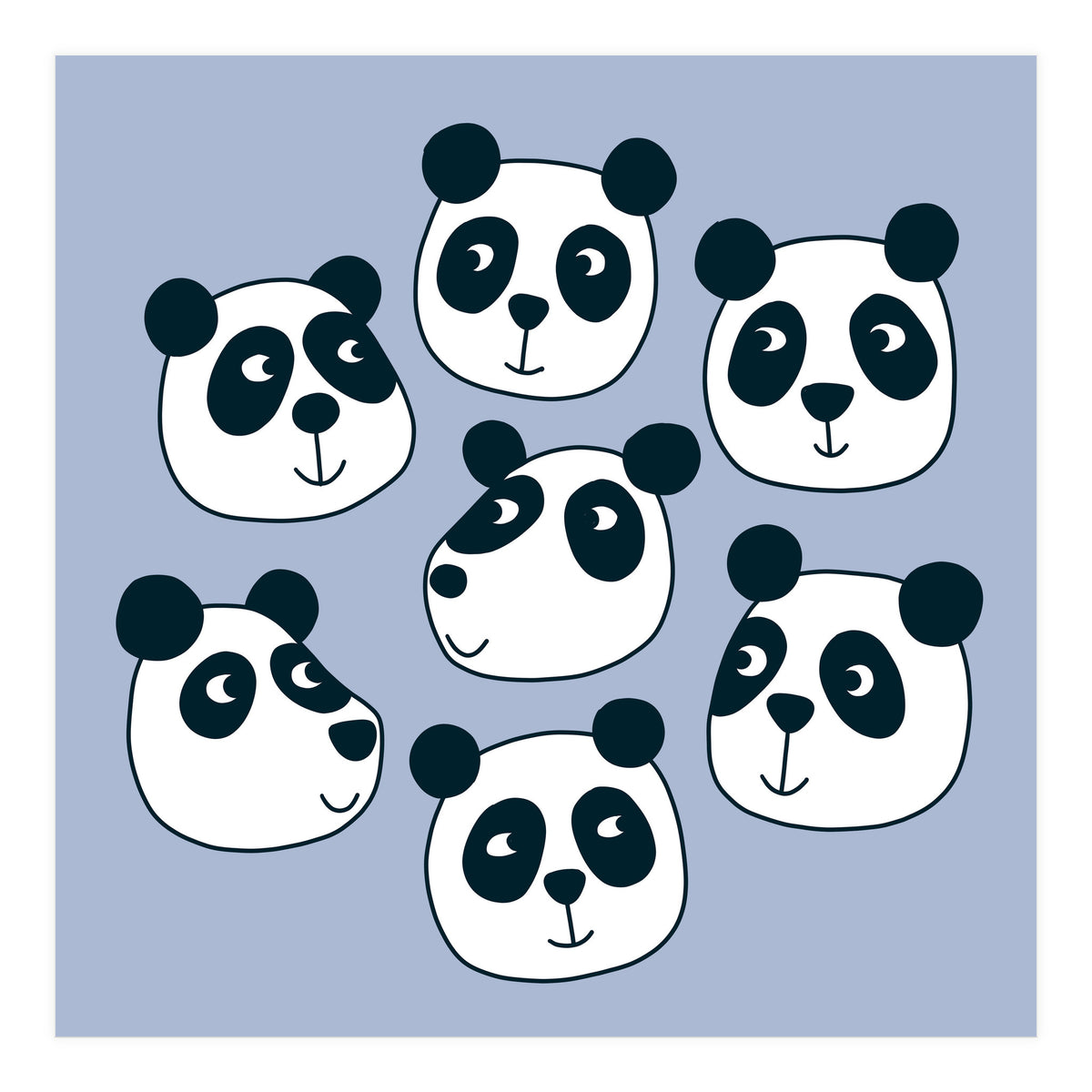 Particularly Pleasant Pandas (Print Only)