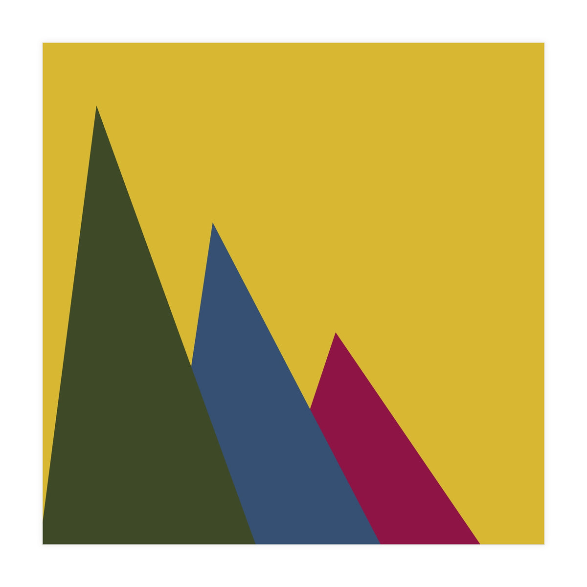 Abstract modern forest (Print Only)