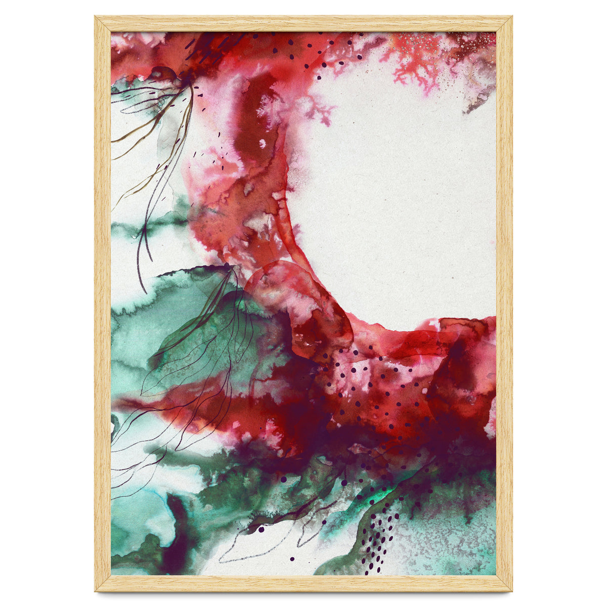 Abstract floral explosion