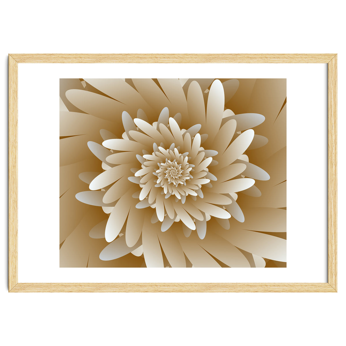 Abstract Digital Floral ART