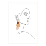 Earring woman (Print Only) thumbnail