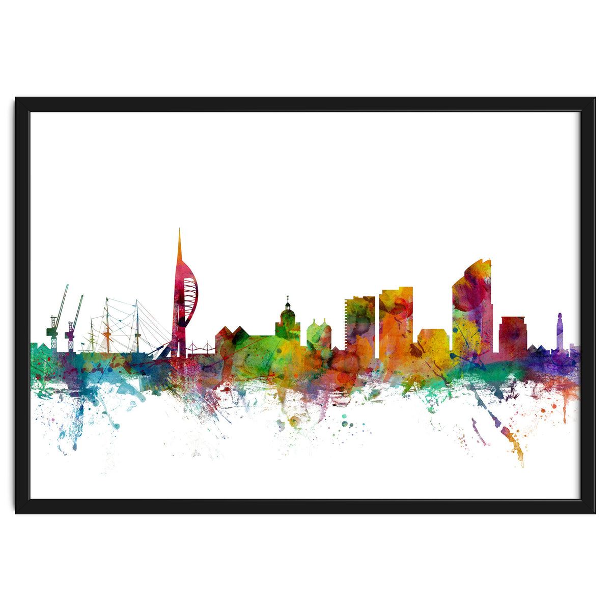 Portsmouth England Skyline