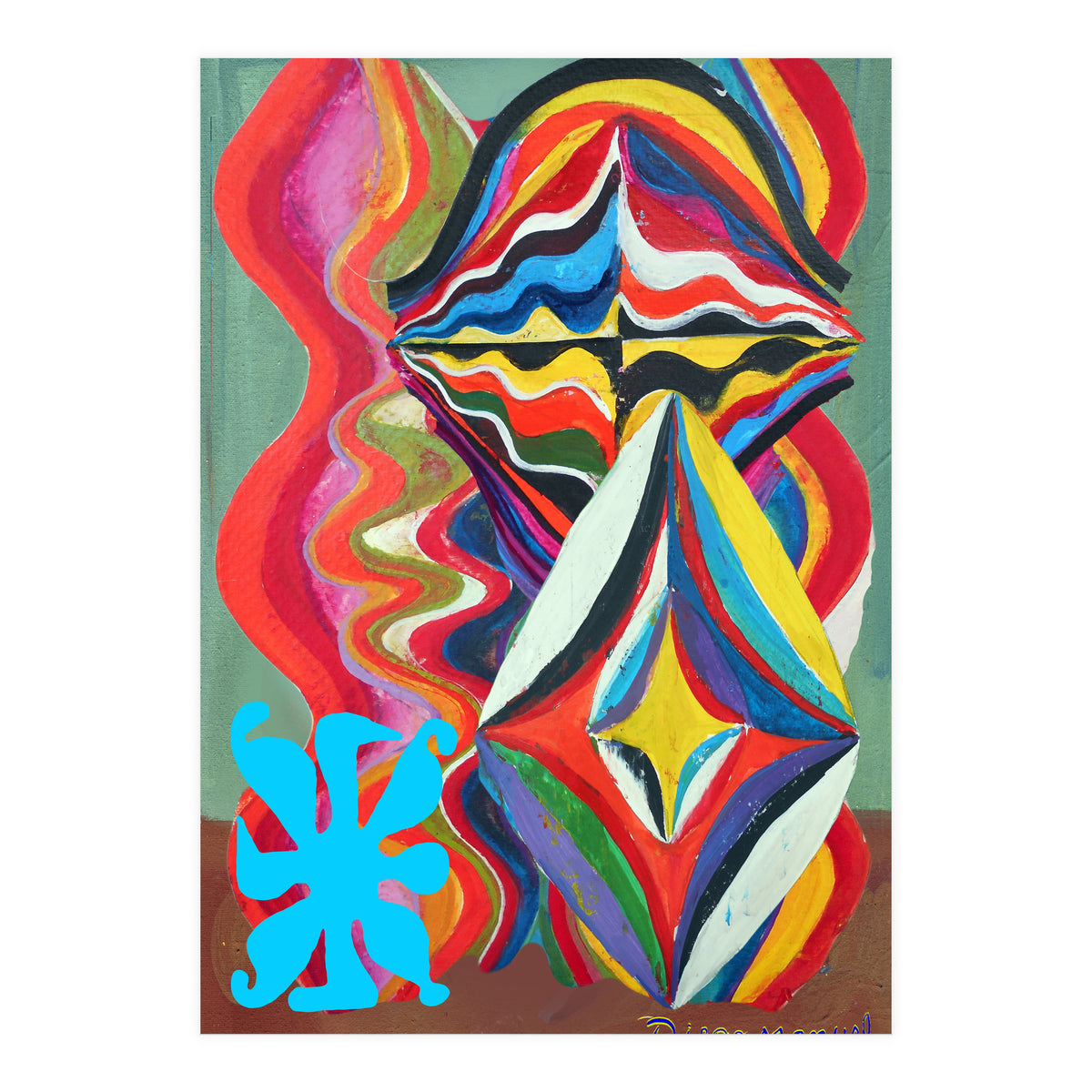 Pop Abstract Asimetrico A10 (Print Only)