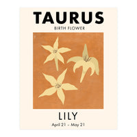 Taurus Birth Flower Lily (Print Only)
