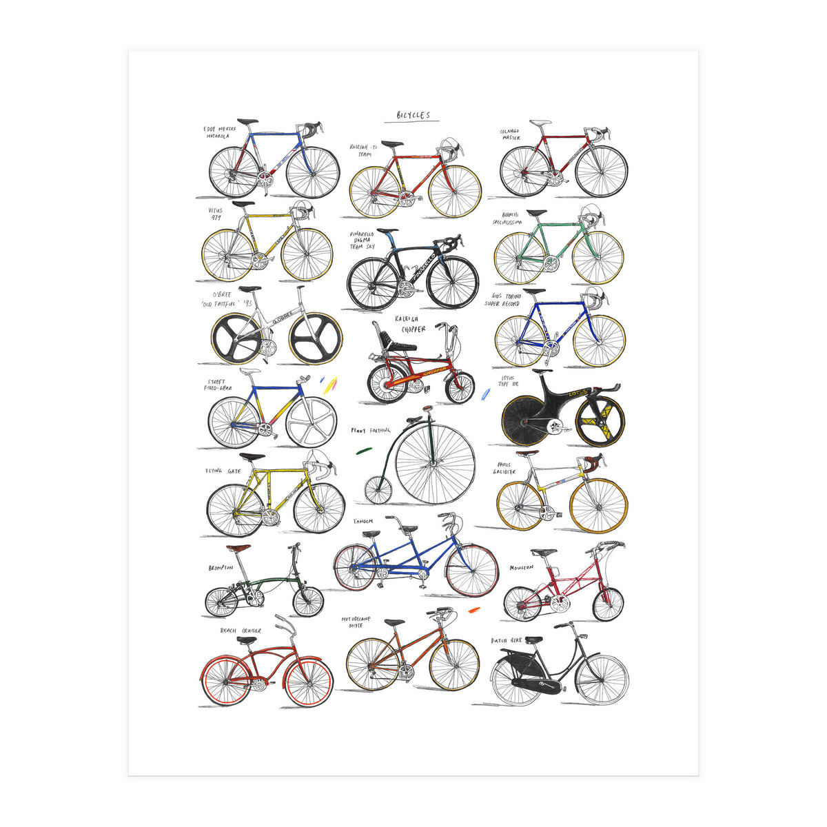 Bicycles (Print Only)