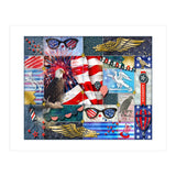 Americana Eagles Collage (Print Only) thumbnail
