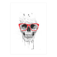 Skull With Red Glasses (Print Only)