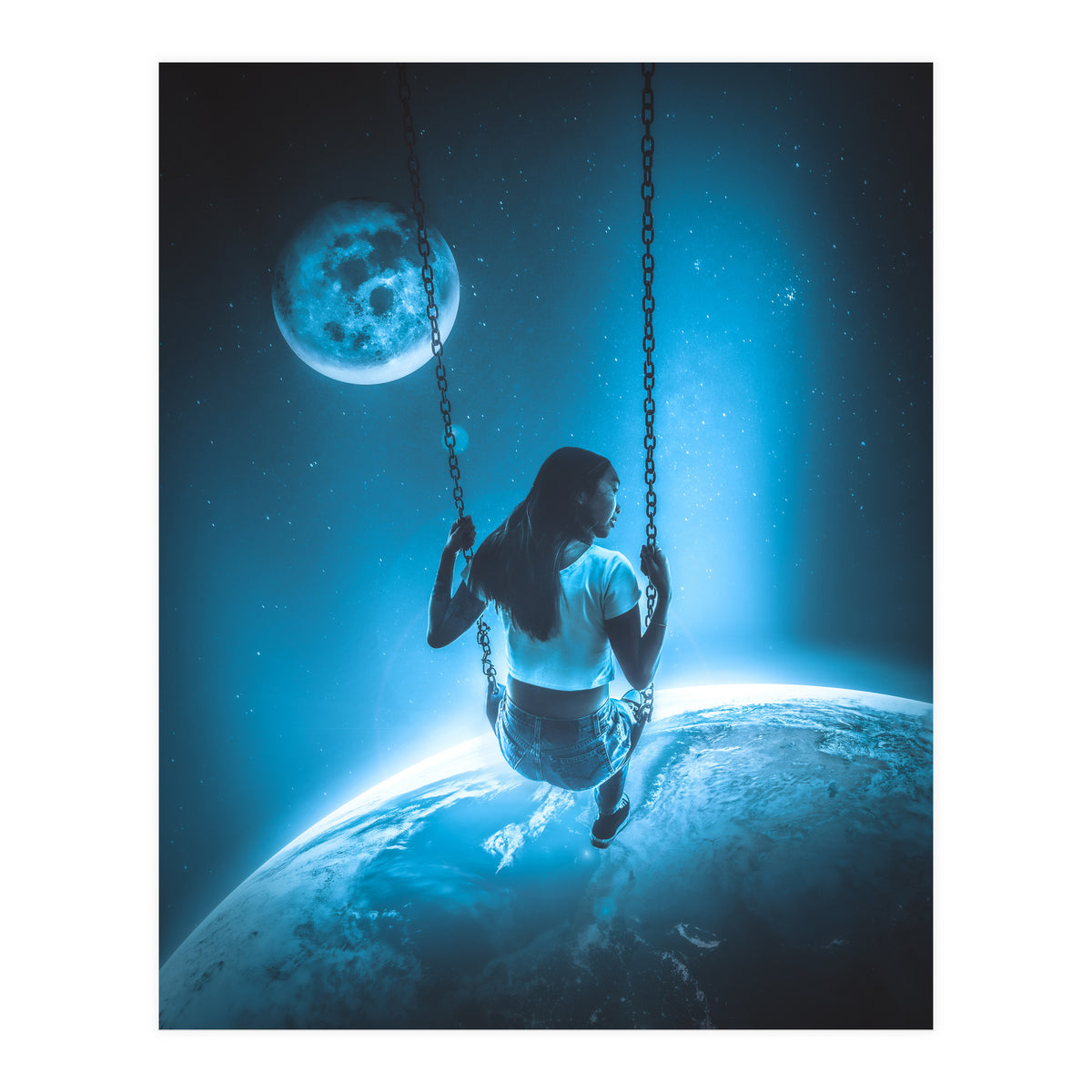 To the moon (Print Only)