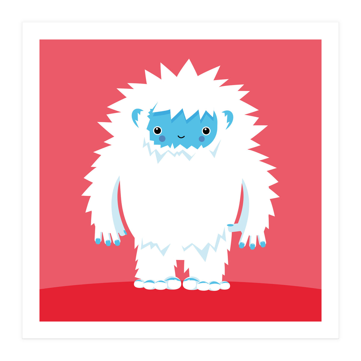 Big Hugs Kawaii Yeti (Print Only)