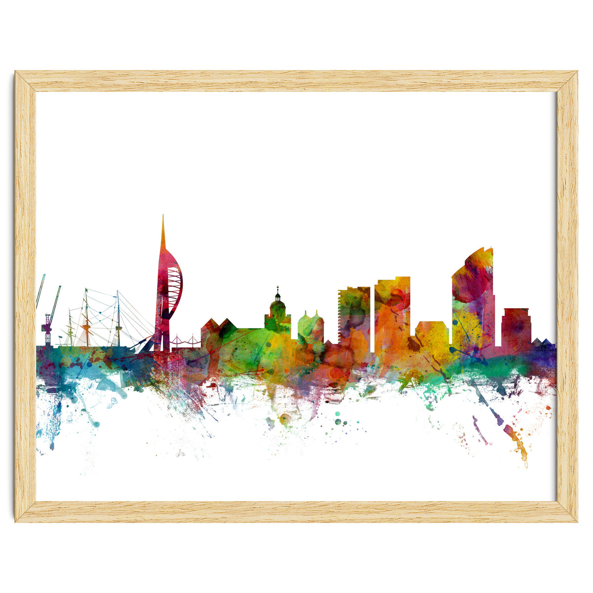 Portsmouth England Skyline