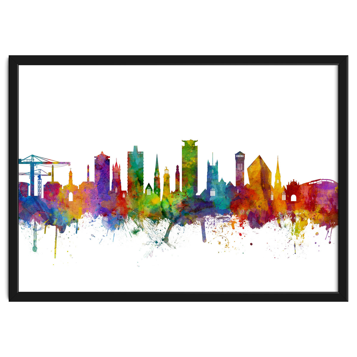 Plymouth England Skyline