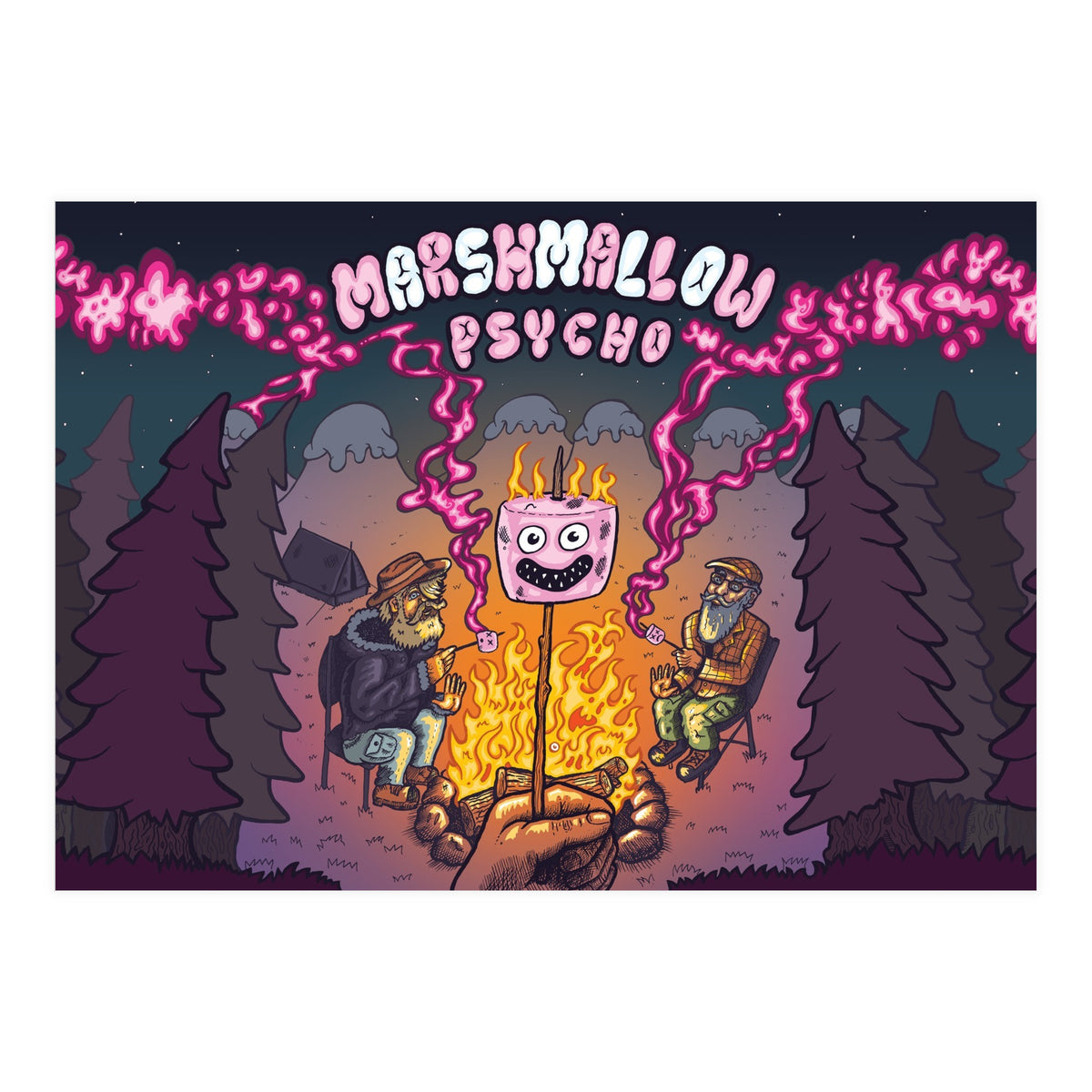 Marshmallow Psycho 12.3% ABV Bourbon Barrel Aged Marshmallow Stout (Print Only)