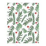 Pine Tree Branches With Christmas Berries Pattern (Print Only) thumbnail