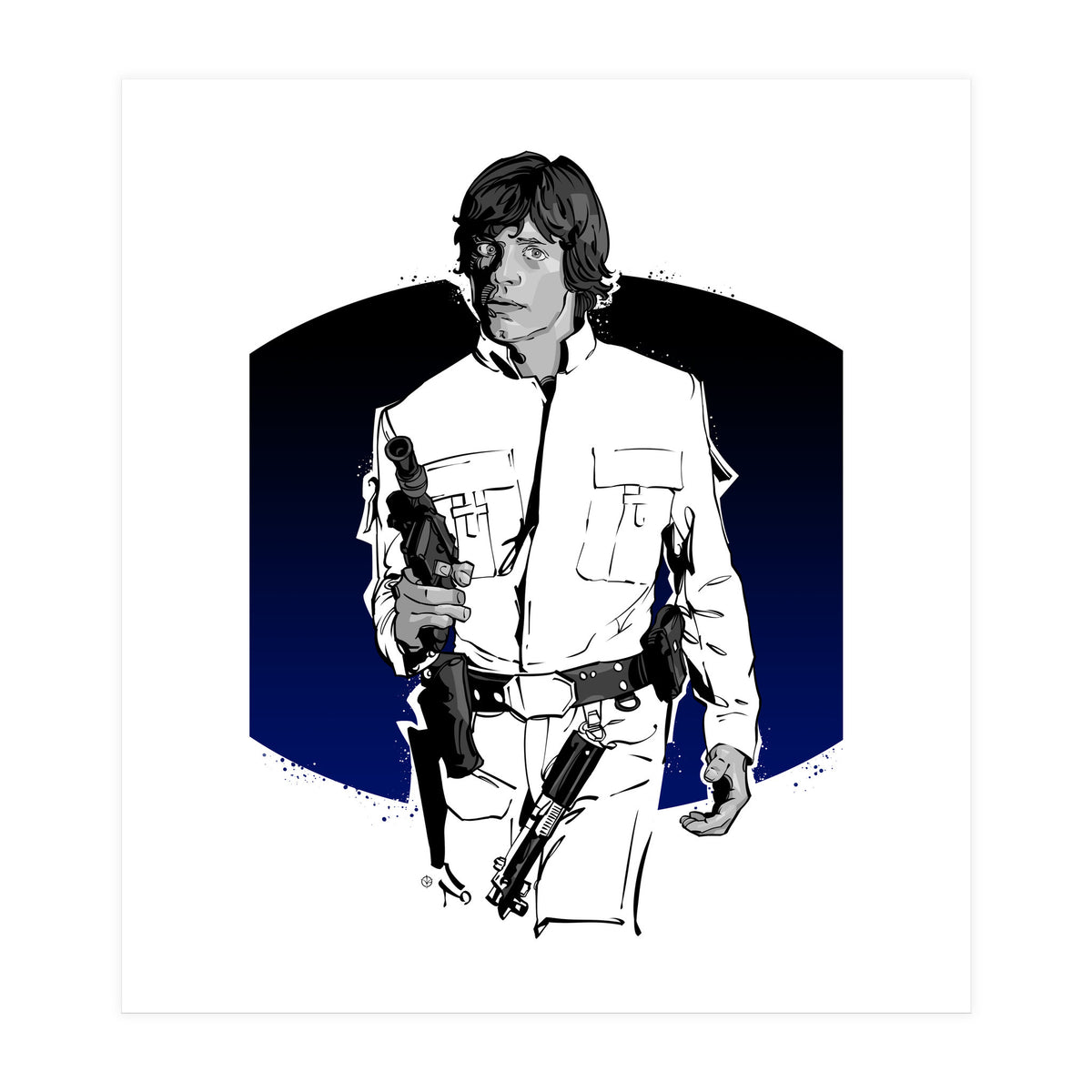 Luke Skywalker STAR WARS (Print Only)