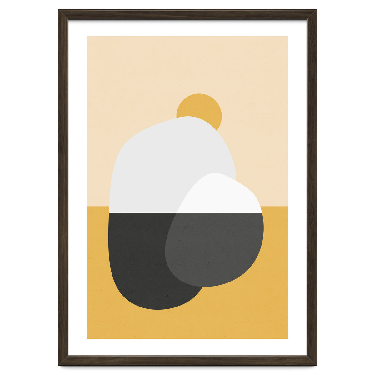 Abstract Boulders - Golden Desert