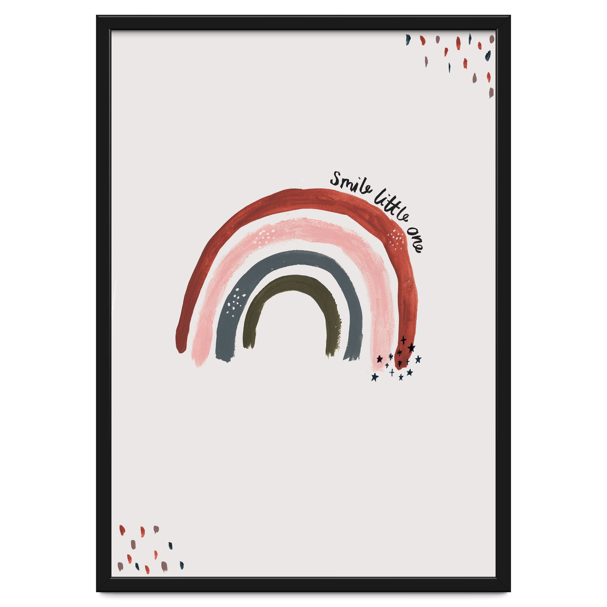 Smile Little One Rainbow Portrait