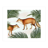 Red Fox Pair (Print Only) thumbnail