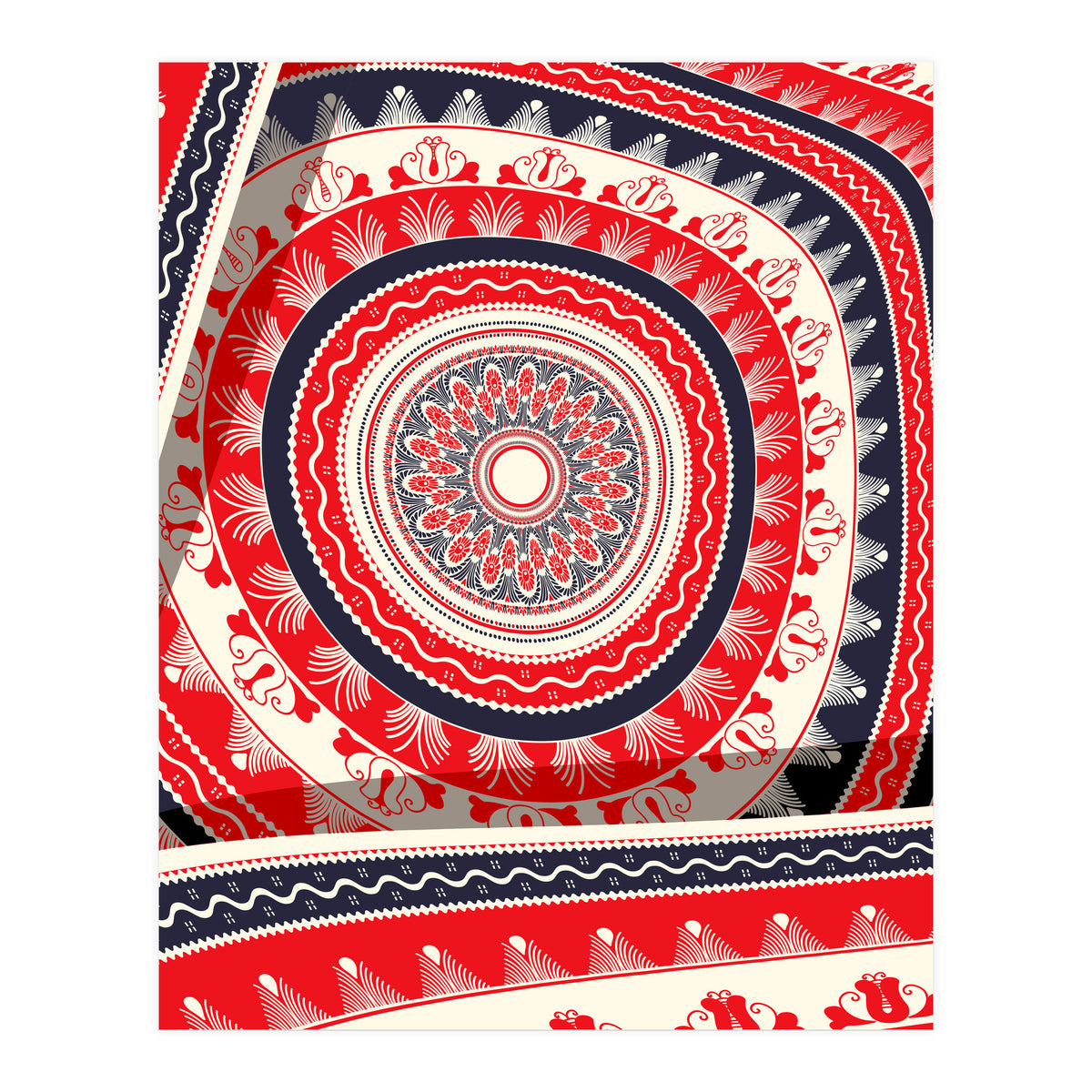 Romanian embroidery background 10 (Print Only)