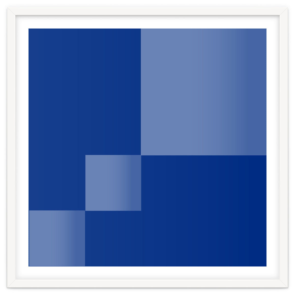 Blue coast | Abstract minimal