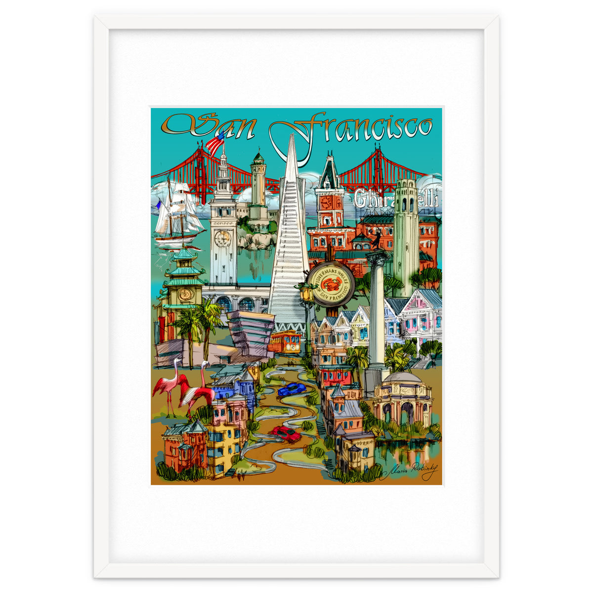 San Francisco Illustration