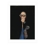 Woman Holding A Chihuahua (Print Only) thumbnail