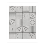 My Favorite Geometric Patterns No.21 - Grey (Print Only) thumbnail