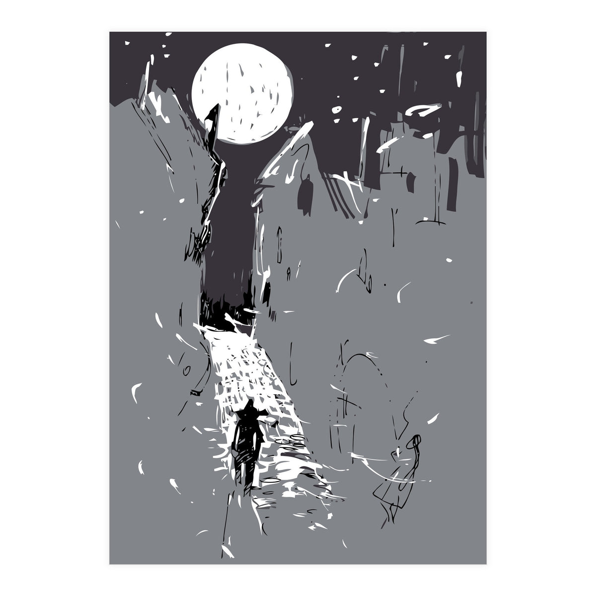 Moonlight Town (Print Only)