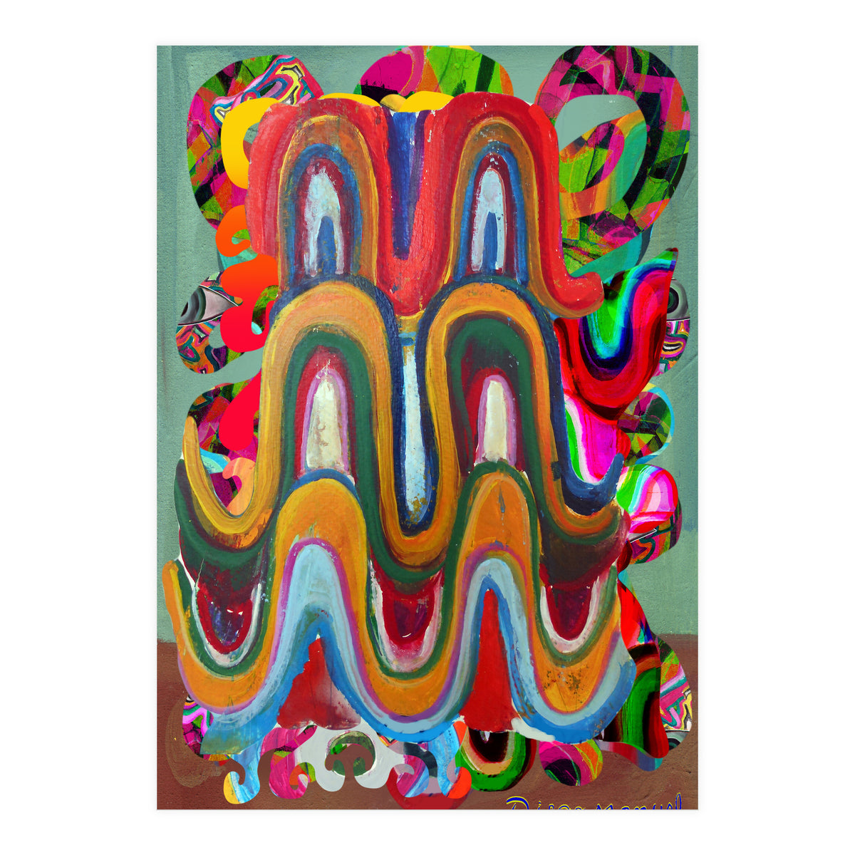 Pop Abstract Asimetrico A5 (Print Only)