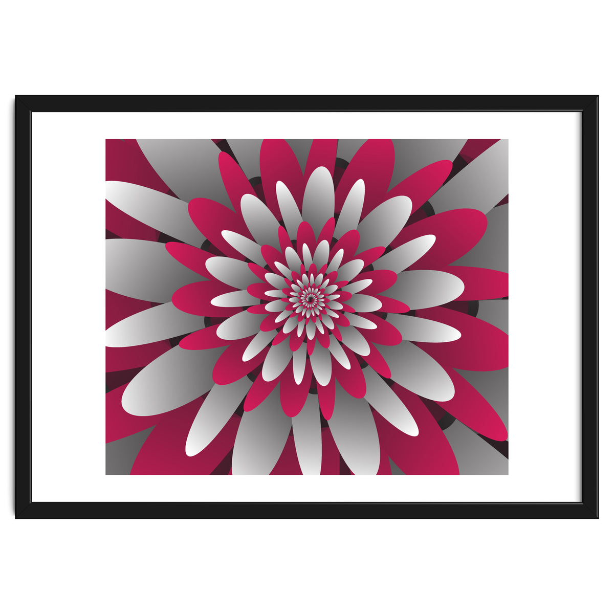 Paper Cut Flower Spiral