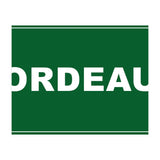 Let`s go to Bordeaux, France! Green road sign (Print Only) thumbnail