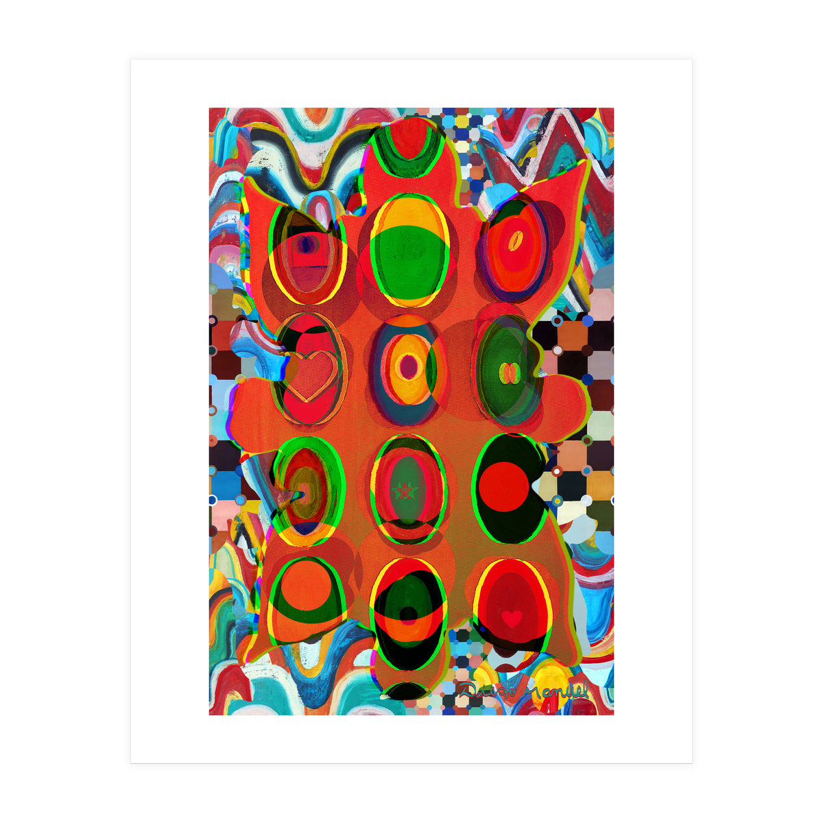 Pop Abstract 2023 Tapiz 101 (Print Only)