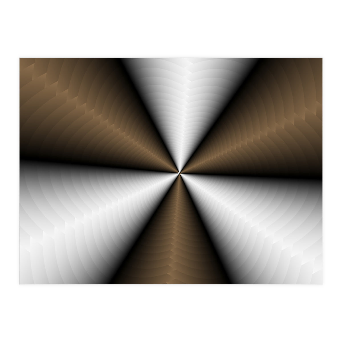 Brown Color Modern Interior Art (Print Only)