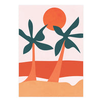 Beach Scandi Artwork (Print Only)