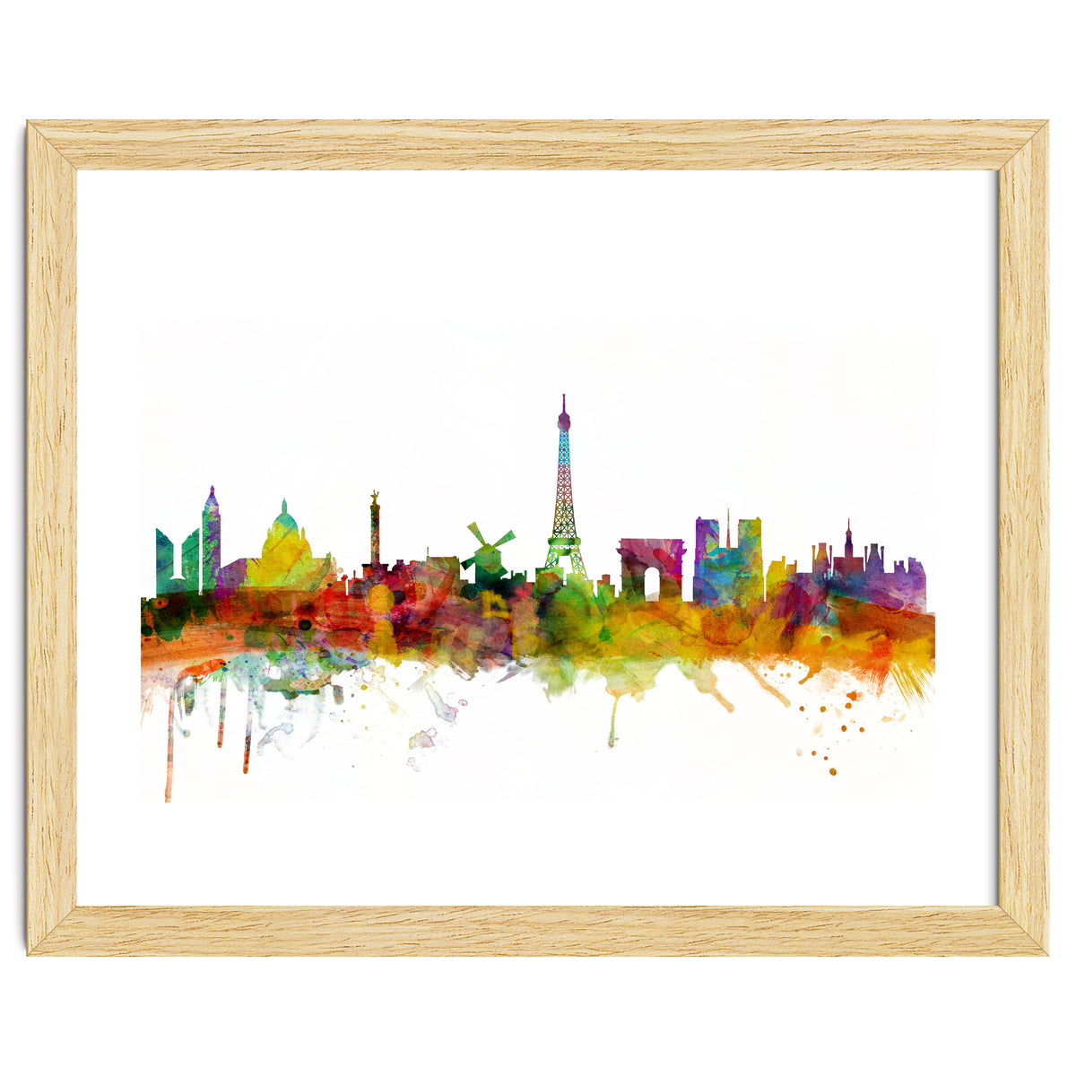 Paris France Skyline