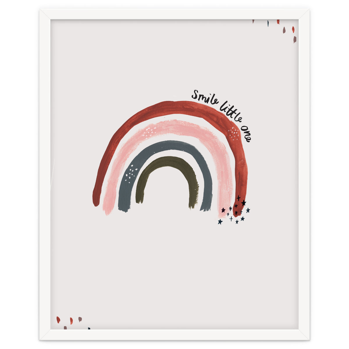 Smile Little One Rainbow Portrait