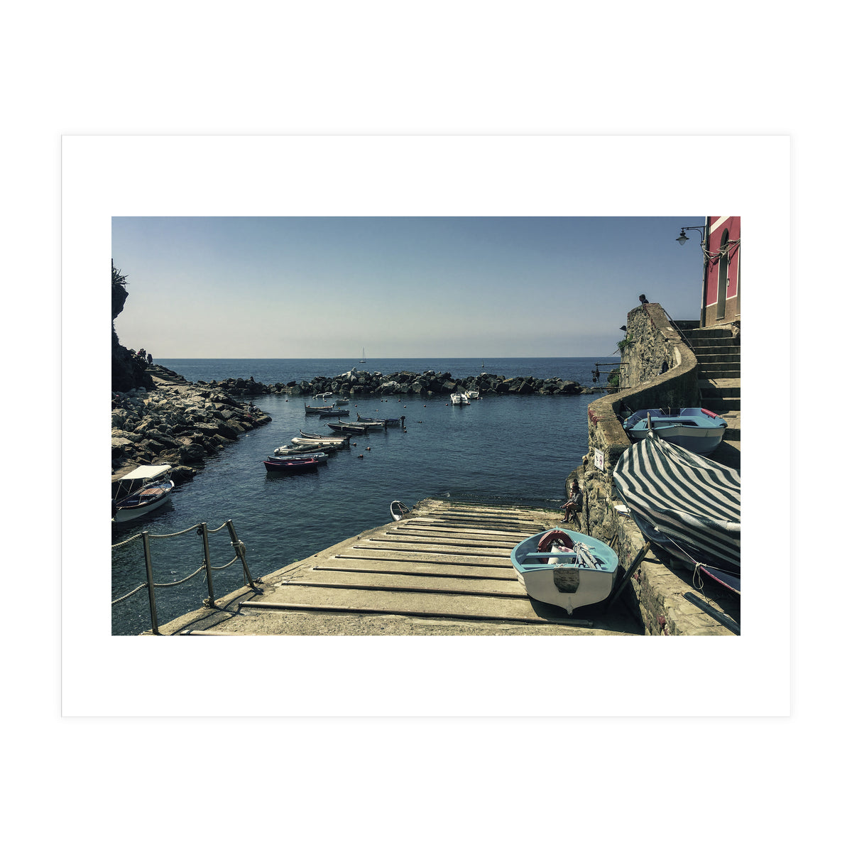 Cinque Terre Boarding (Print Only)