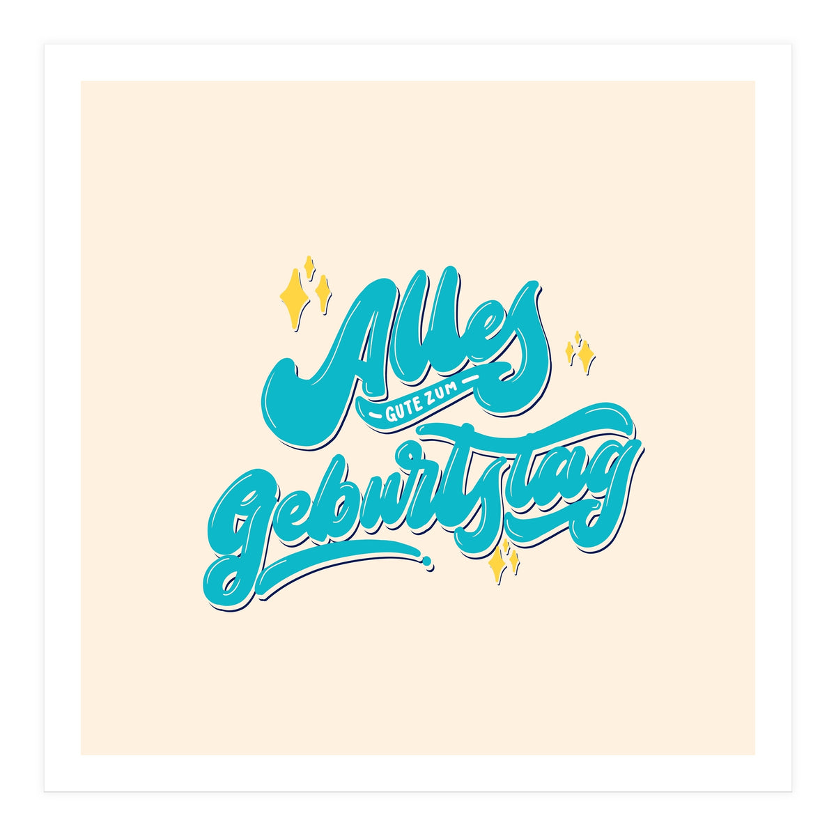 Alles Gute Zum Geburtstag (Print Only)