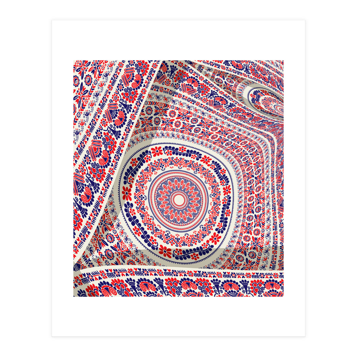 Romanian embroidery background 38 (Print Only)