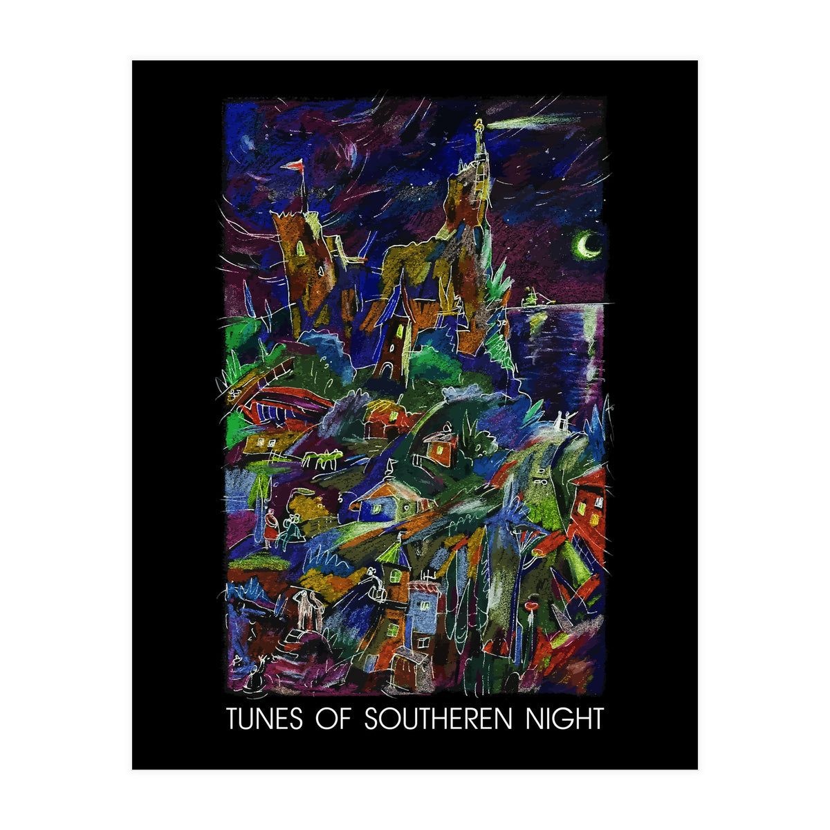 Tunes Of Southern Night (Print Only)
