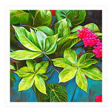 Bloom Like Never Before, Botanical Nature Jungle Plants, Bohemian Floral Blossom Forest Painting (Print Only) thumbnail