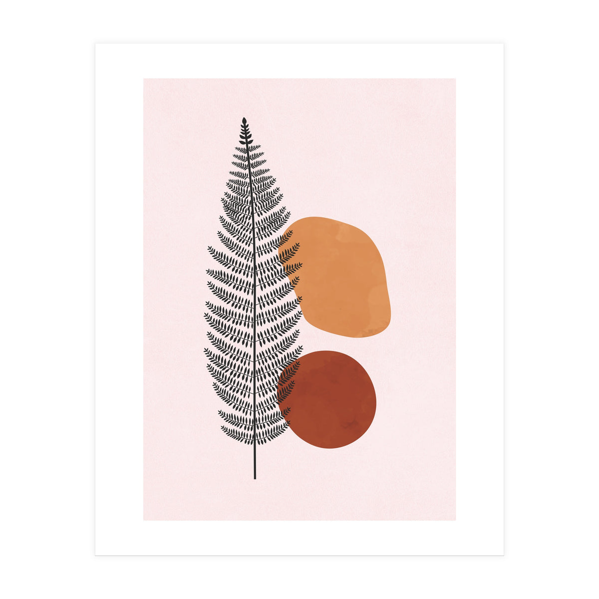 Fern Botanical Nordic Scandinavian Modern (Print Only)