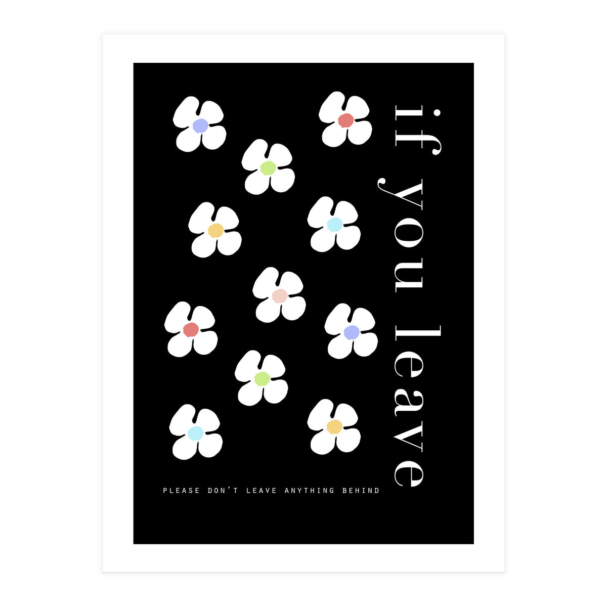 If you leave (Print Only)