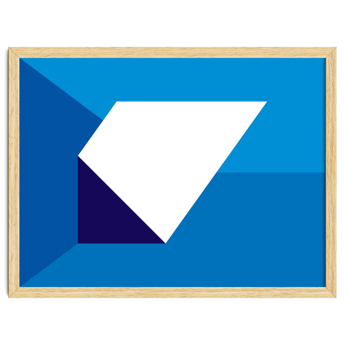 Geometric Shapes No. 32 -  blues