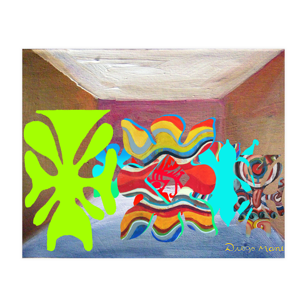 Pop Abstract Escena 2023 1 (Print Only)