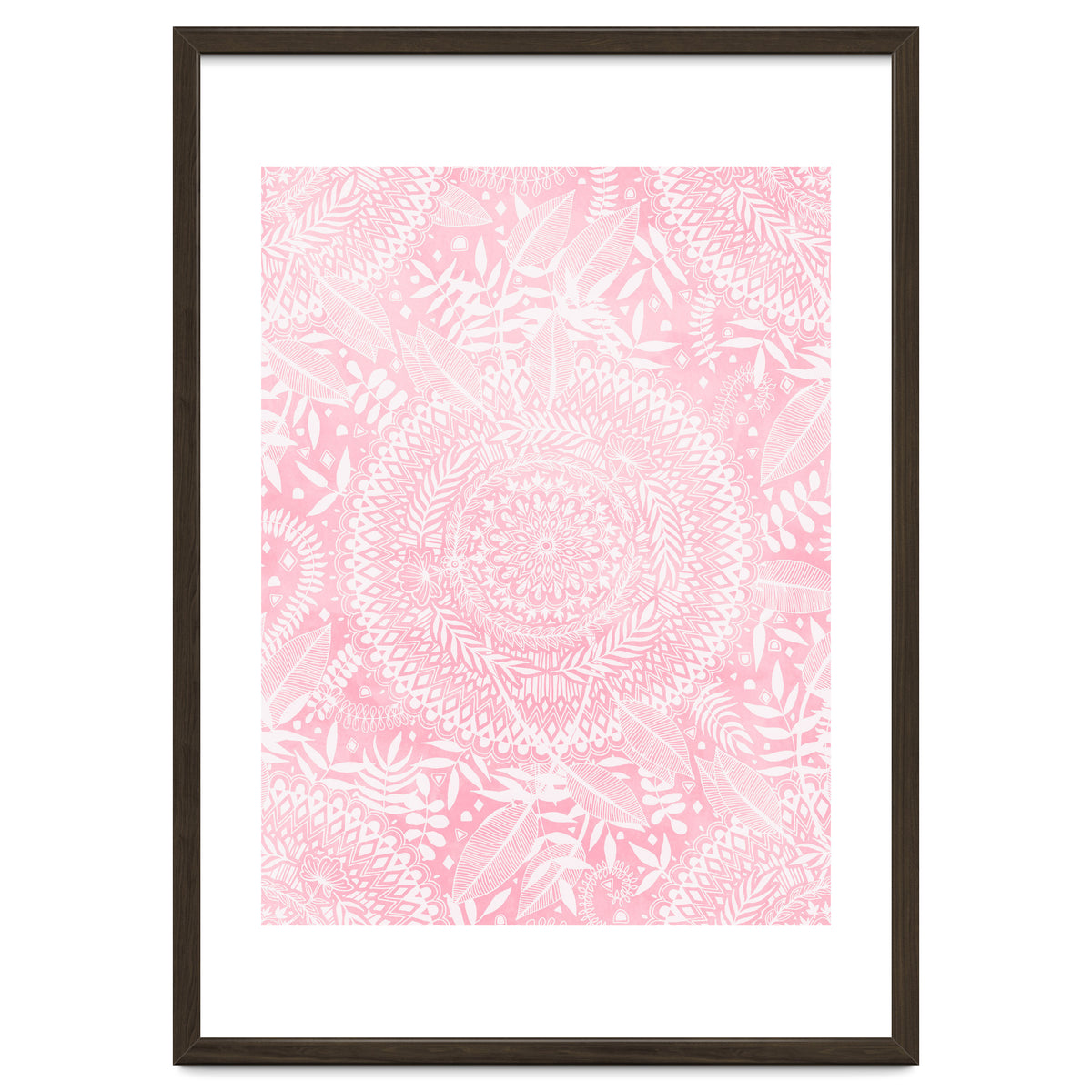 Medallion Pattern in Blush Pink