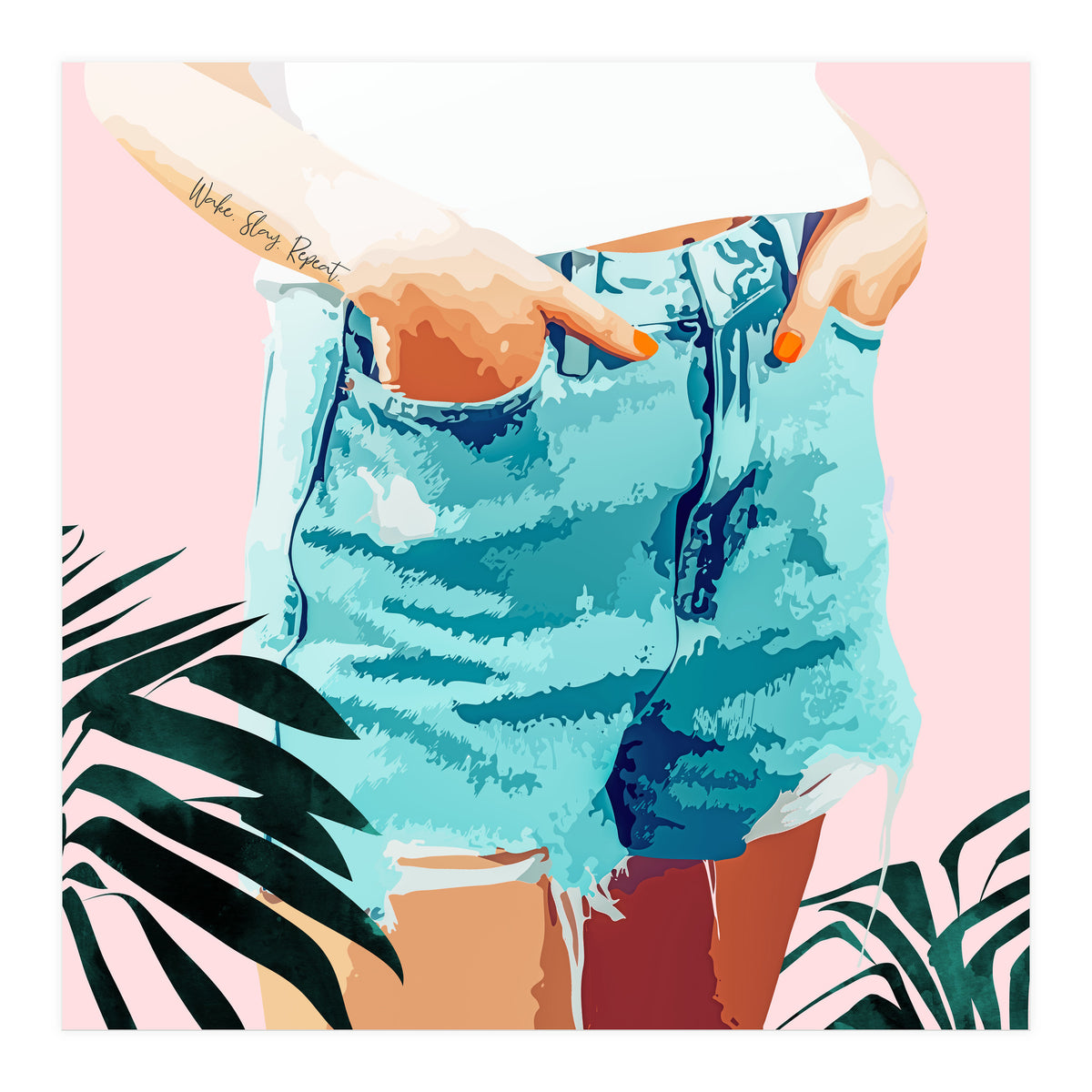 Wake. Slay. Repeat. (Print Only)