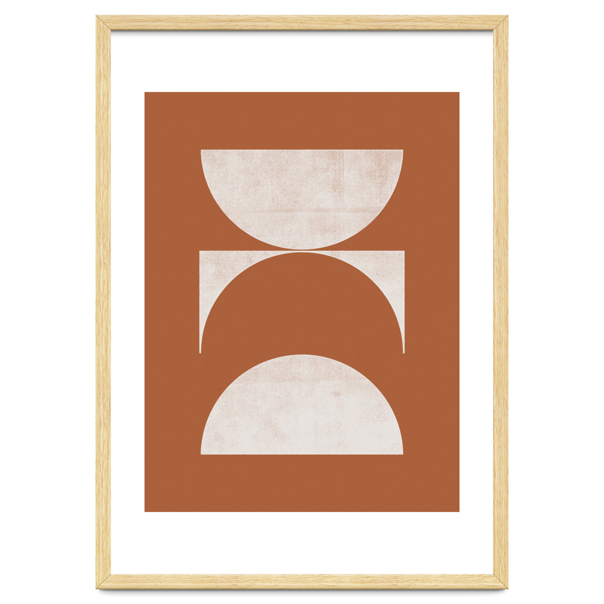 Mid-Century Modern No.21 - Woodblock Print
