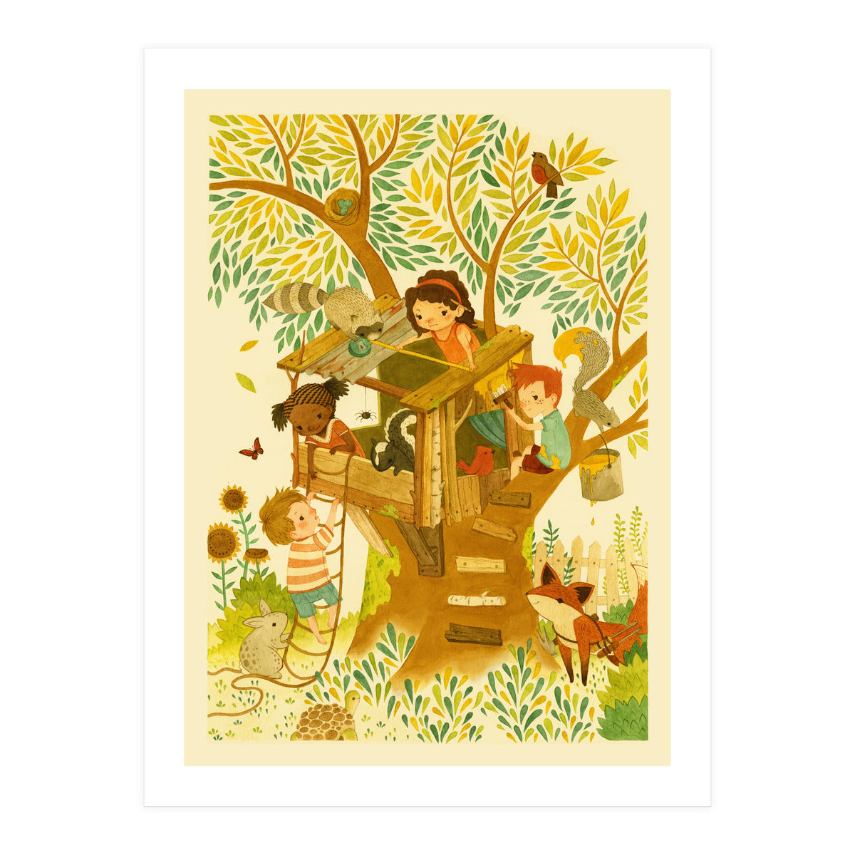 Our House In The Woods (Print Only)